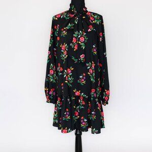 Kate Spade flowy neck multi color shift dress